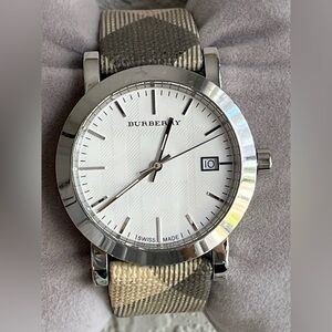 Burberry BU1798 Nova Check white/grey UNISEX Watch